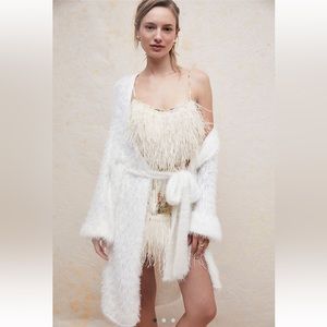 Free People Carmen Cardigan. NEW with tags. Beautiful & soft. White